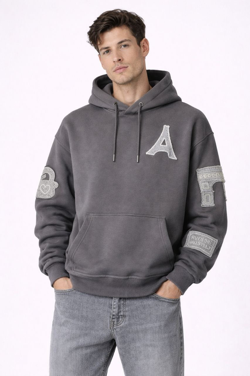 Hoodie  – style streetwear premium Mona Lisa 8 pièces avec un mélange de tailles