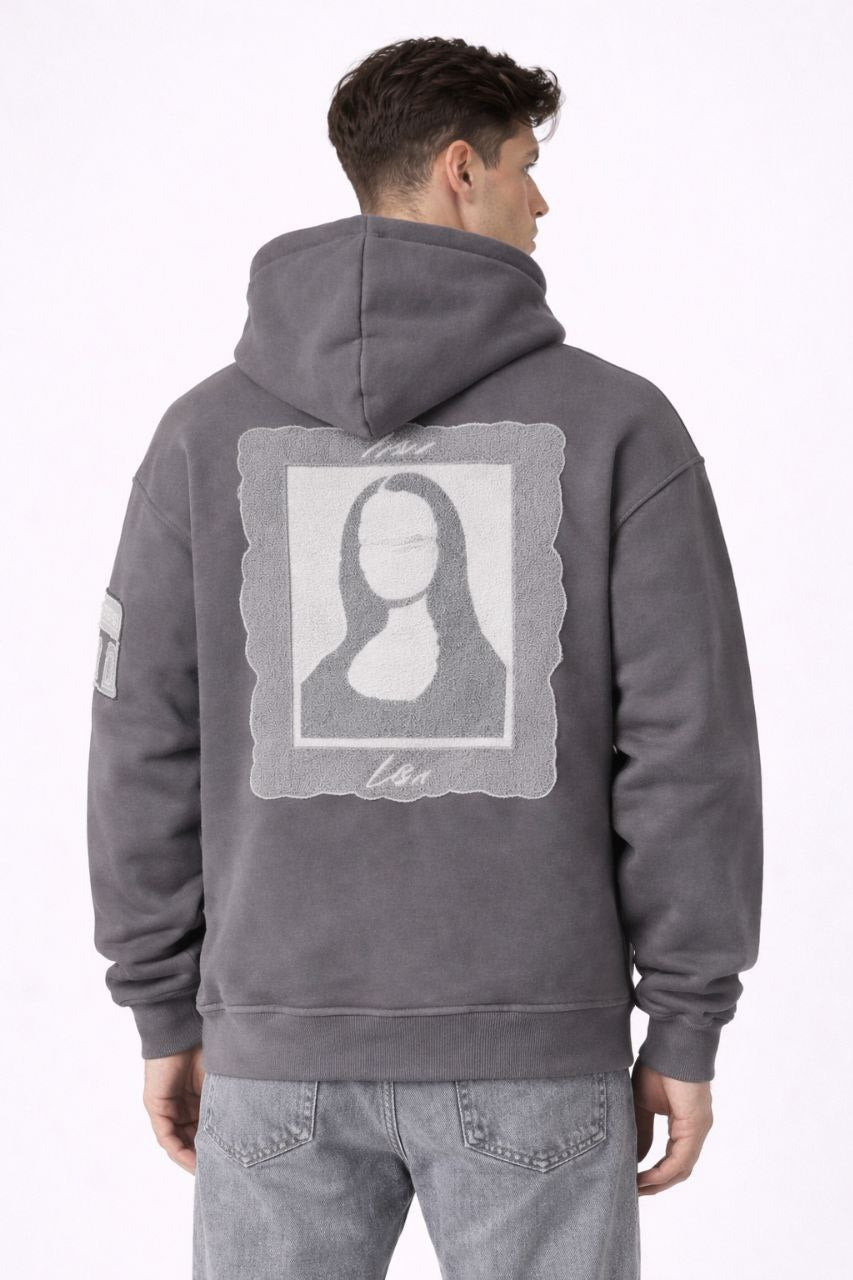 Hoodie  – style streetwear premium Mona Lisa 8 pièces avec un mélange de tailles