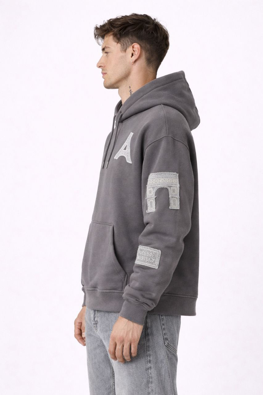 Hoodie  – style streetwear premium Mona Lisa 8 pièces avec un mélange de tailles