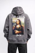 Hoodie streetwear premium Mona Lisa brodé – Lot de 8 pièces